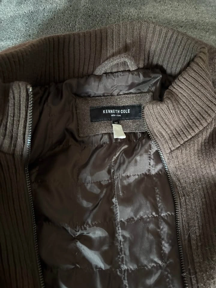 Kenneth Cole New York Brown Wool Coat – Men’s Medium - photo 3