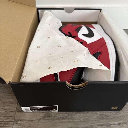 Size 12 - Jordan 1 Mid Chicago Black Toe 2020 - photo 2
