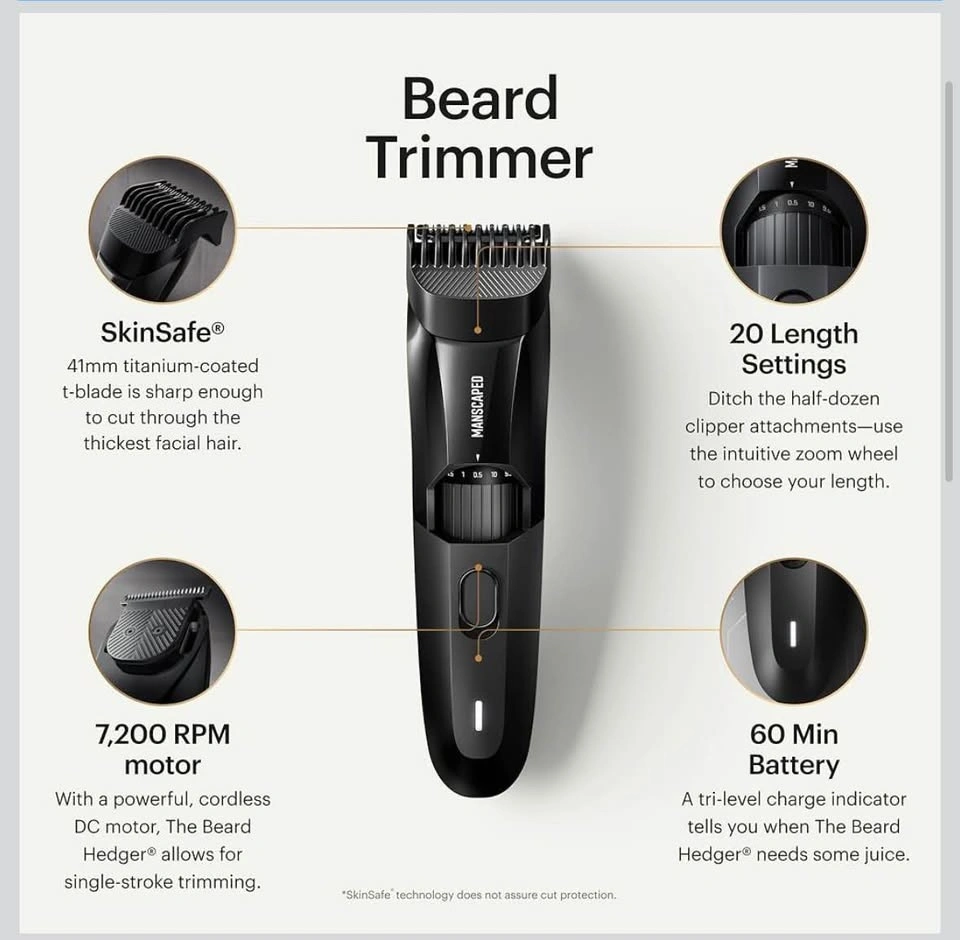 MANSCAPED Beard Hedger Beard Trimmer - photo 2