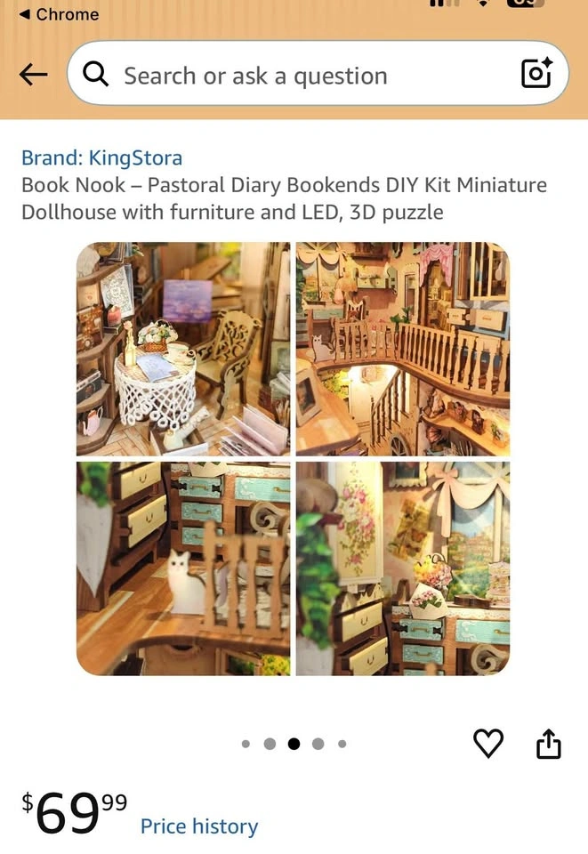 JOINCON Pastoral Diary Book Nook Kit - photo 4