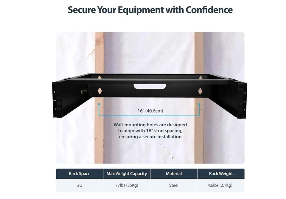 2U Wall Mount Network Rack - photo 4
