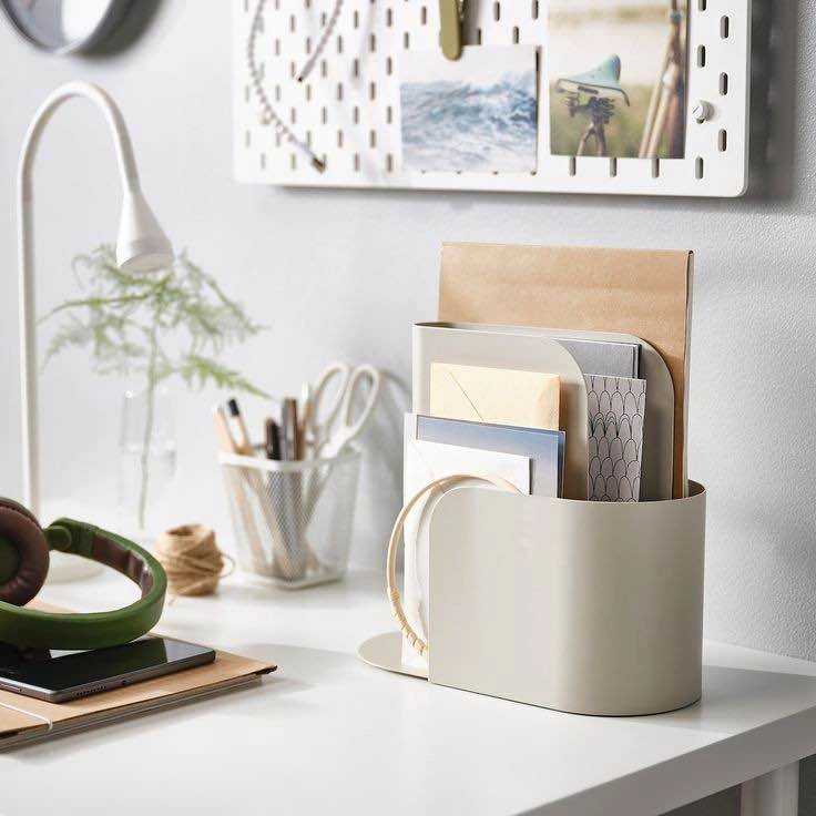 IKEA Metal Desk Organizer Magazine Holder - photo 4