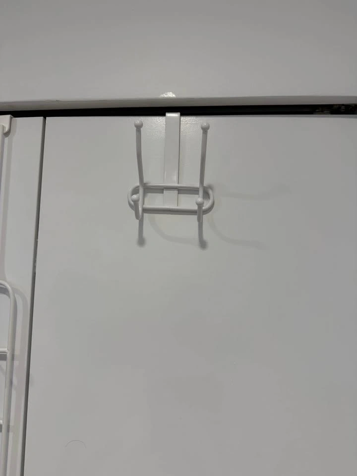 White Over-the-Door Hook Rack - photo 2