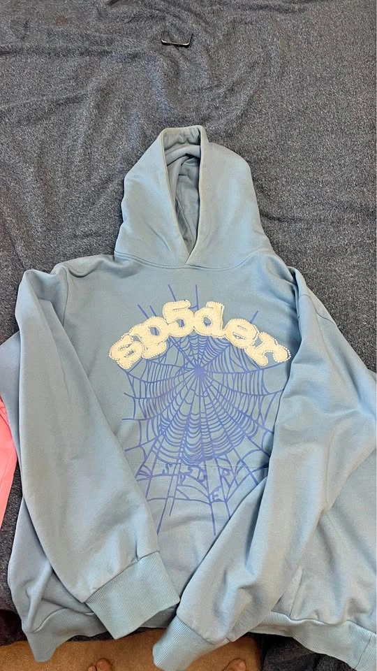 Blue Sp5der Hoodie