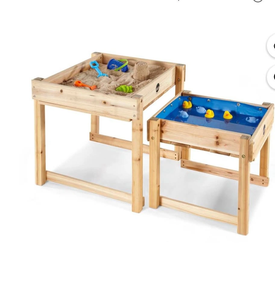 Brand New Plum Sandy Bay Wooden Sand & Water Table