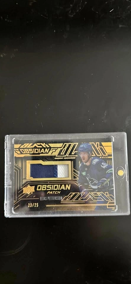 Elias Pettersson Black Obsidian Patch 23/25