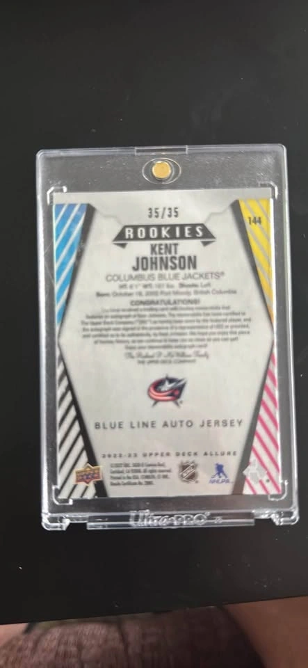 Kent Johnson Rookie /35 - photo 2
