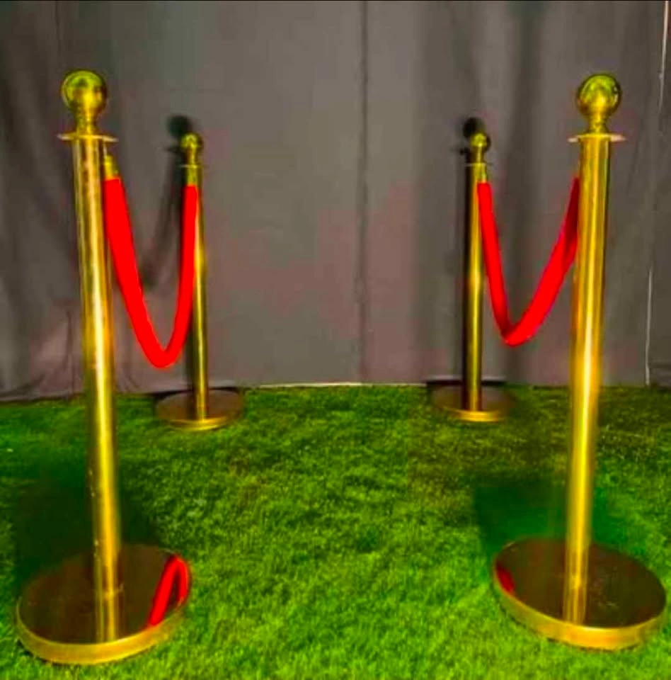 Event Party Gold Stanchion Posts for rent - photo 5