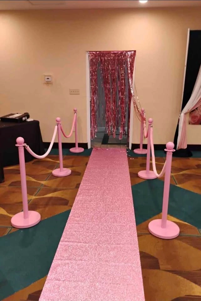 Event Party Pink Stanchion Posts for rent - photo 2