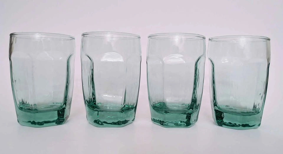 Libbey Spanish Green 7oz Juice Glass (4) - 90s discontinued - photo 2