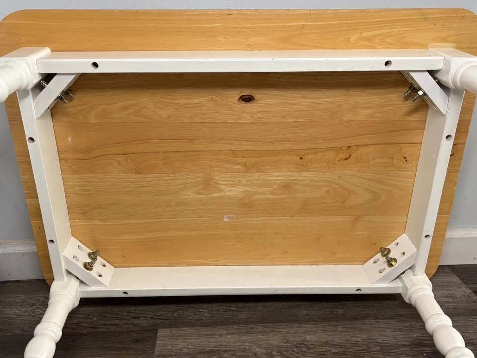 Small Farmhouse Wood Top Table - photo 3
