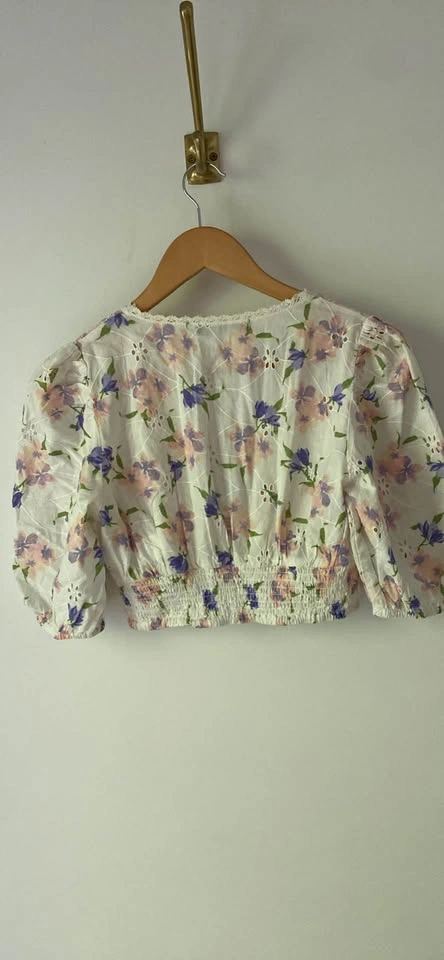 Zara crop floral shirt - Small - photo 4