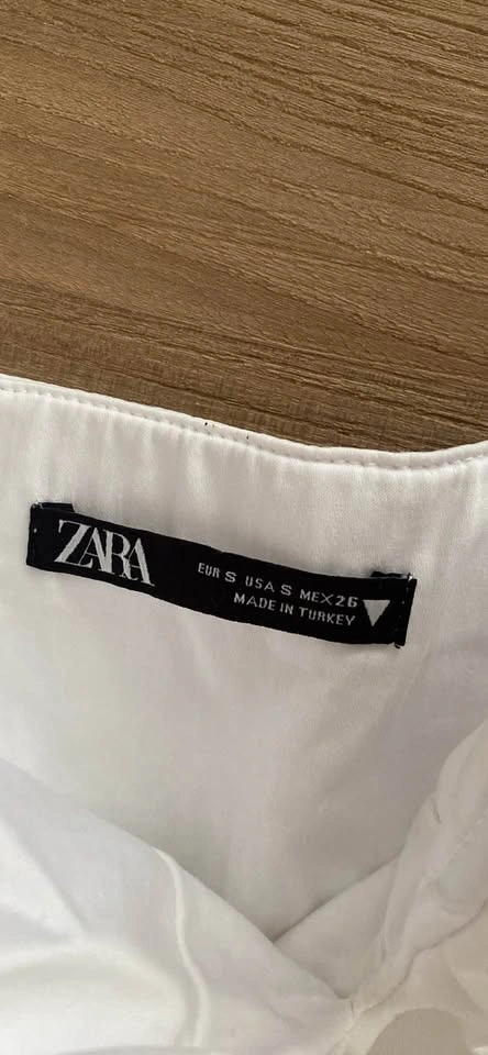Zara white top - size small - photo 2