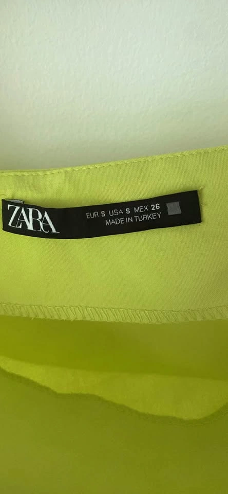 Zara bright green cut out dress - size small - photo 3