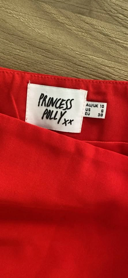 Princess Polly red skirt - size 6 - photo 3