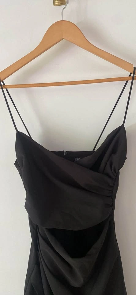 Zara black cut out dress - size small - photo 3