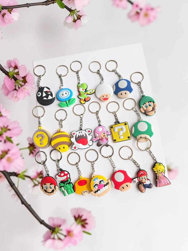 Super Mario Character Keychain Lot of 19 - photo 2