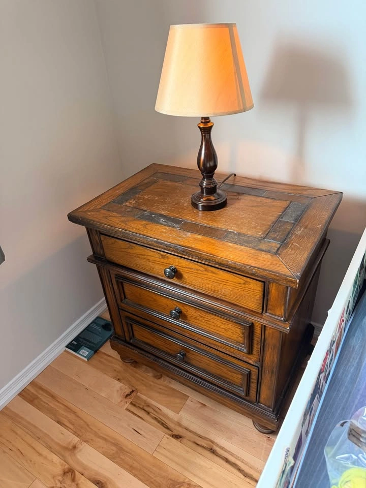 Solid-Wood Dresser with Matching Mirror and Side Dresser - photo 3