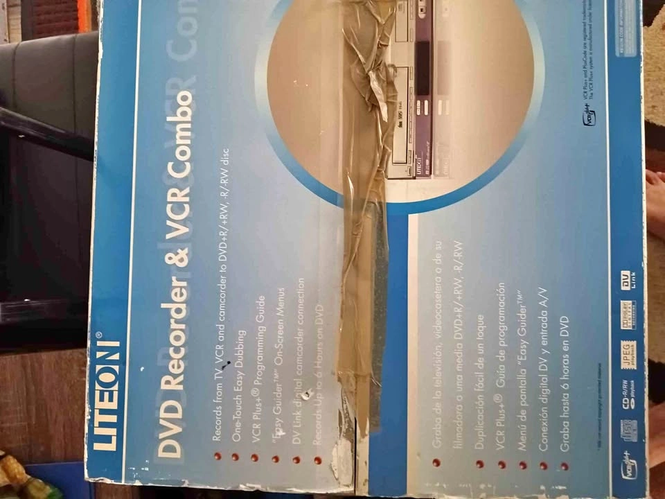 NEW LiteOn DVD Recorder & VCR Combo
