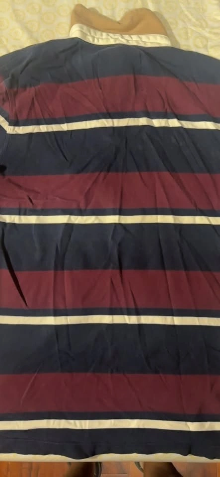 Denver Hayes Striped Polo Shirt - photo 3