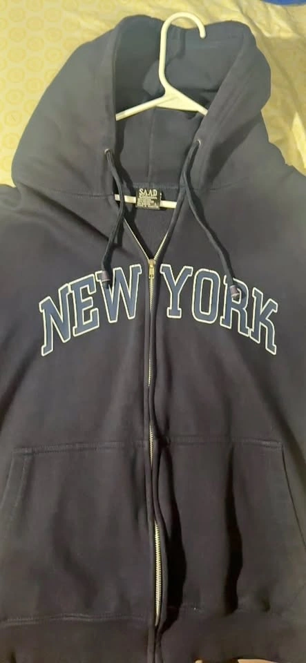SAAD New York Zip Up Hoodie