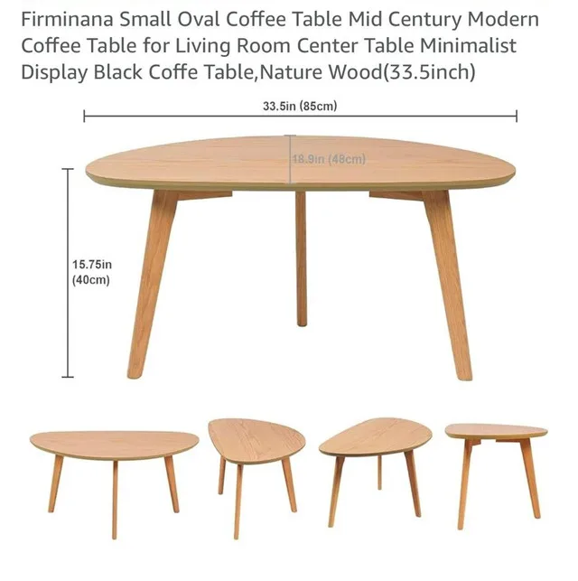 Natural Wood Coffee Table image indicator(2)