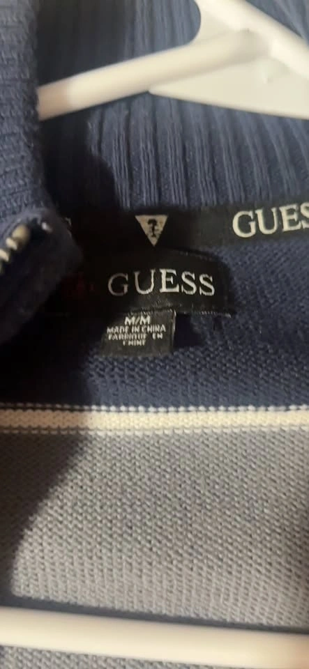 Guess Striped Full-Zip Sweater - photo 2