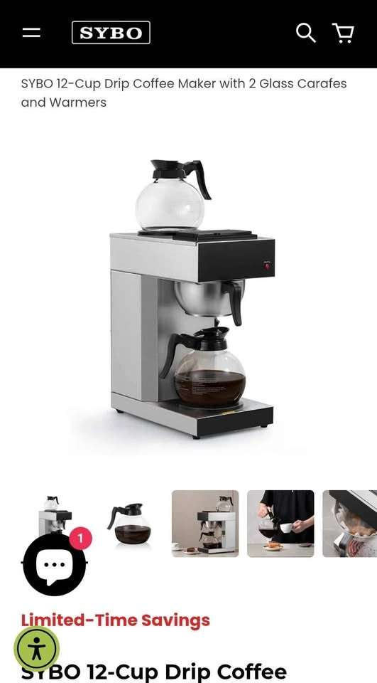Brand New Commercial Grade Sybo Coffee Maker - photo 2