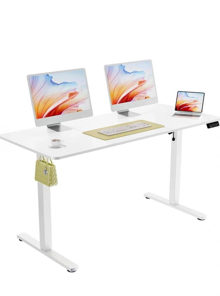55” - White Electric Standing Desk