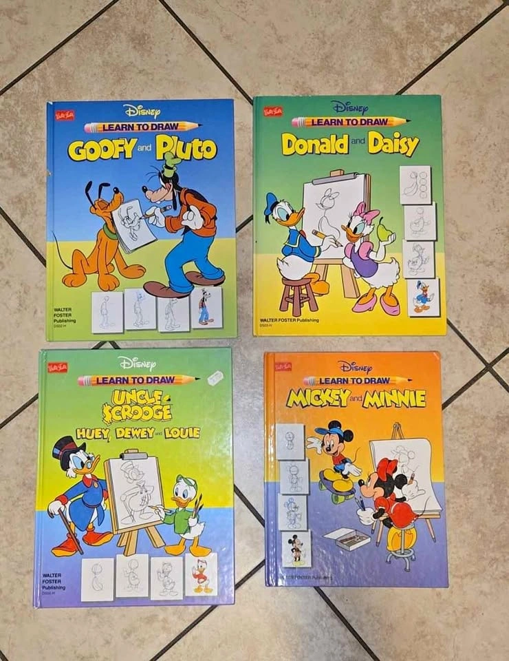 Disney Learn to Draw Books