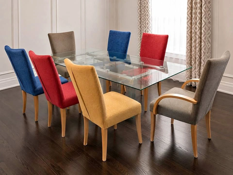 Designer Dinning Chairs Upholstered Wood
