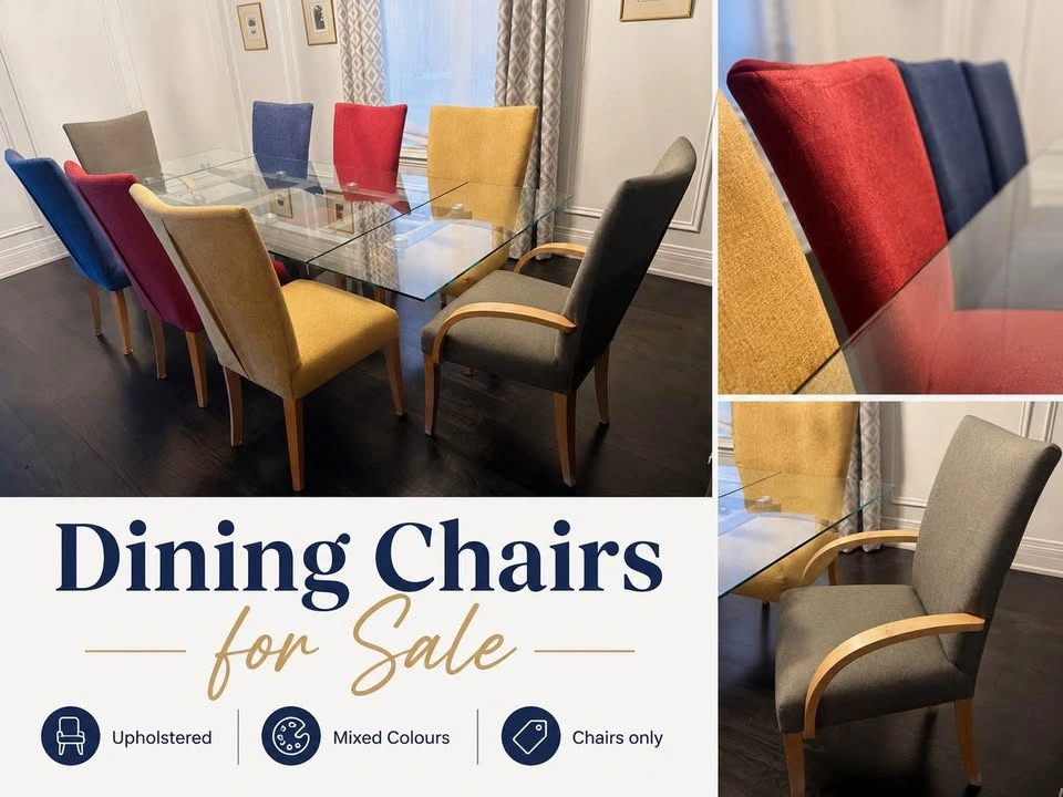 Designer Dinning Chairs Upholstered Wood - photo 2
