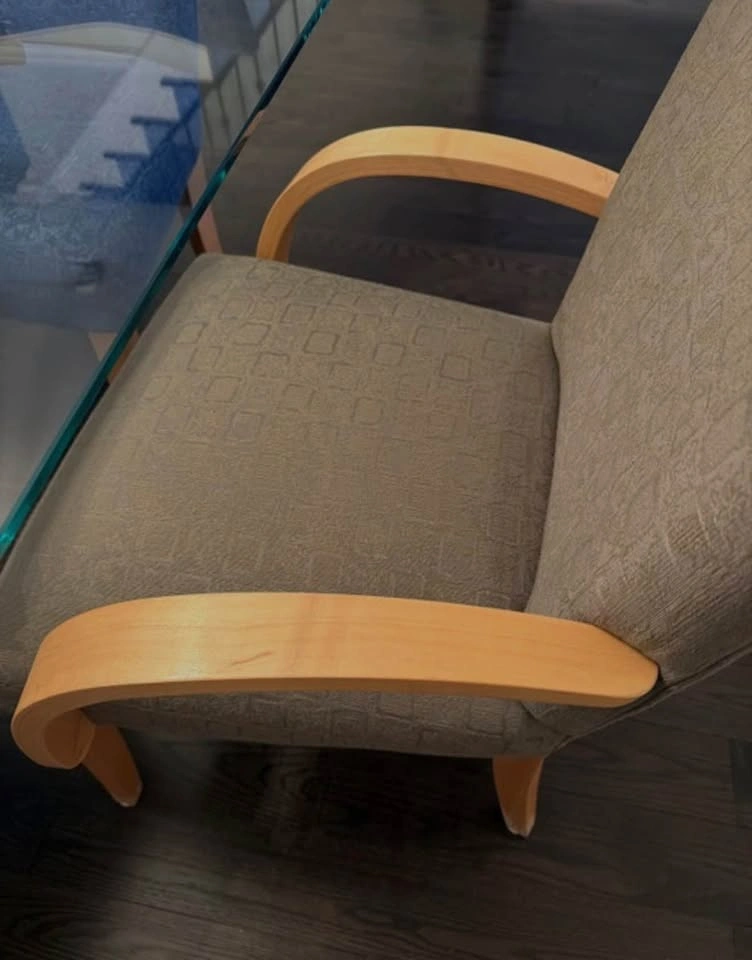 Designer Dinning Chairs Upholstered Wood - photo 5