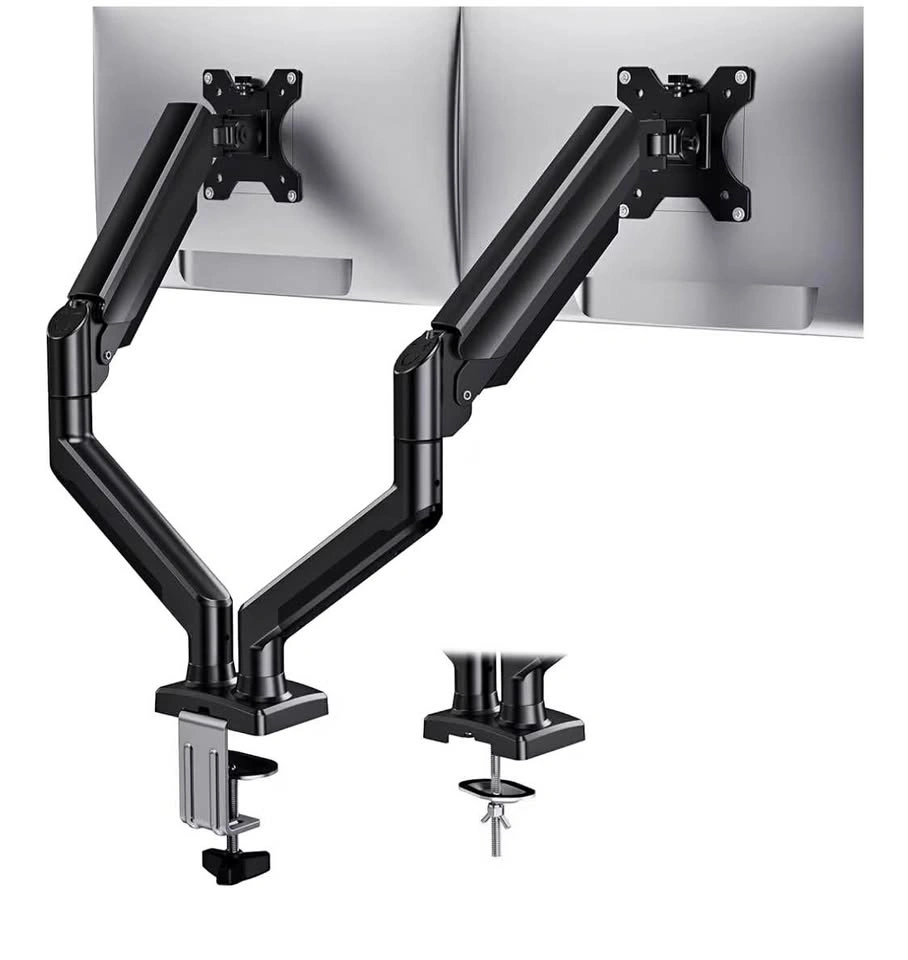 HUANUO Dual Monitor Mount for 2 Monitors up to 32 inches