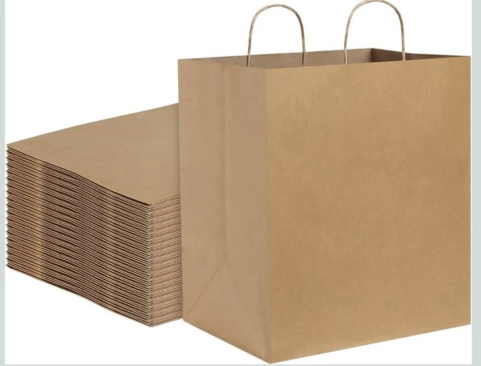 25 PC Kraft Paper Bags, size 14*10*16” - photo 2