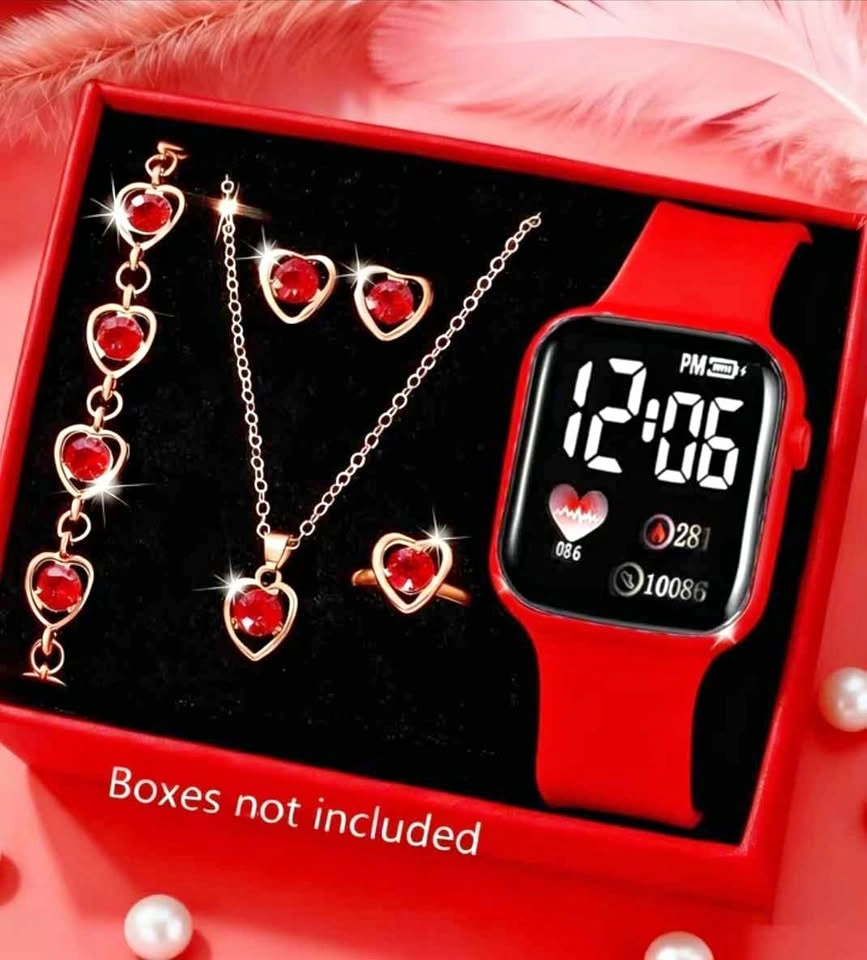 Women's Watch Set 6pcs Romantic
