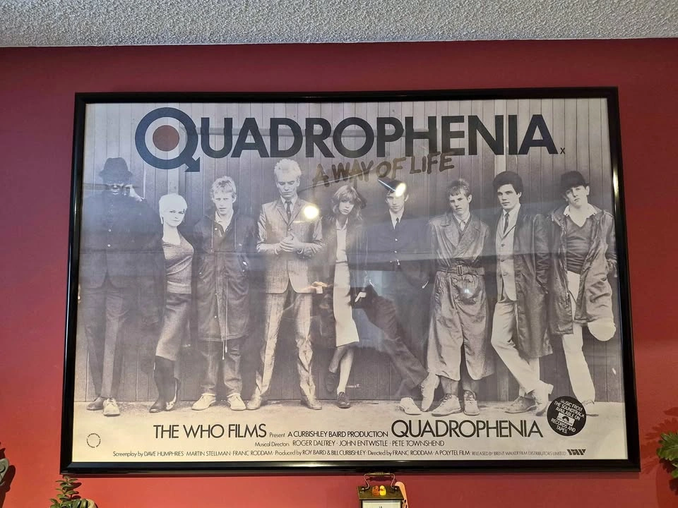 80s framed movie posters