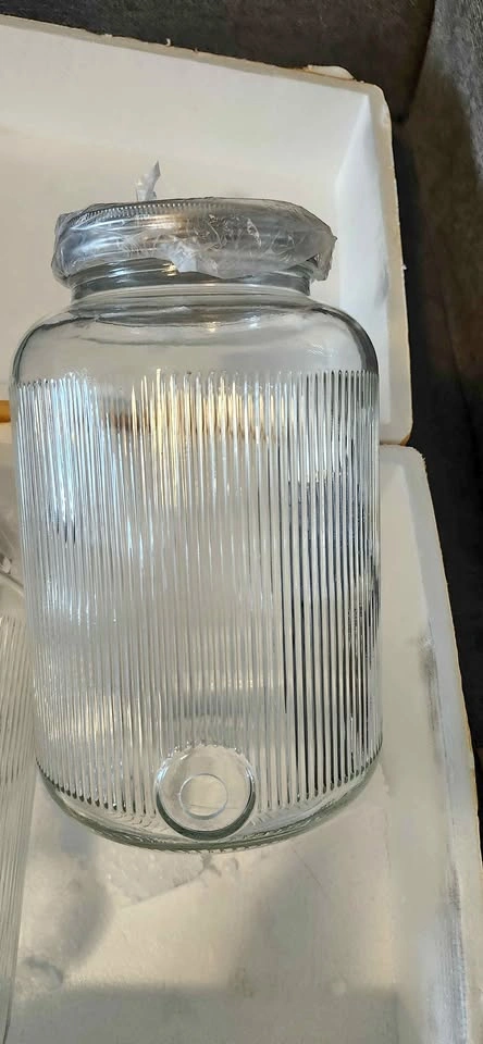 Glass Drink Dispenser with Stand - 2 Available