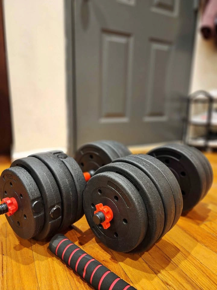 Adjustable Dumbbell and Barbell Set