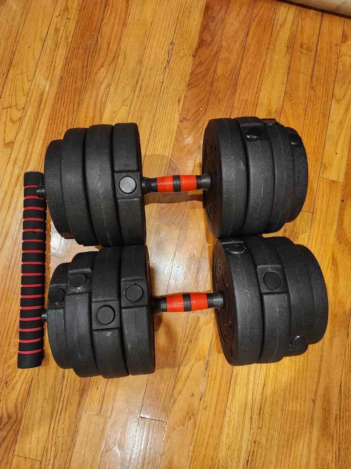 Adjustable Dumbbell and Barbell Set - photo 3