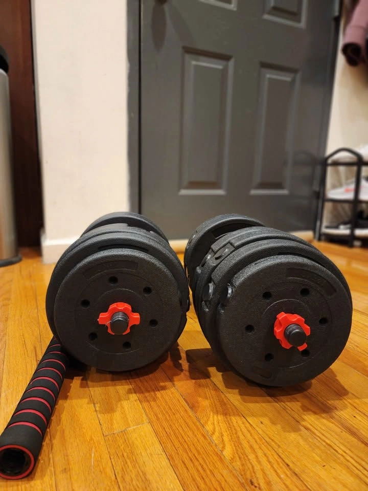 Adjustable Dumbbell and Barbell Set - photo 4