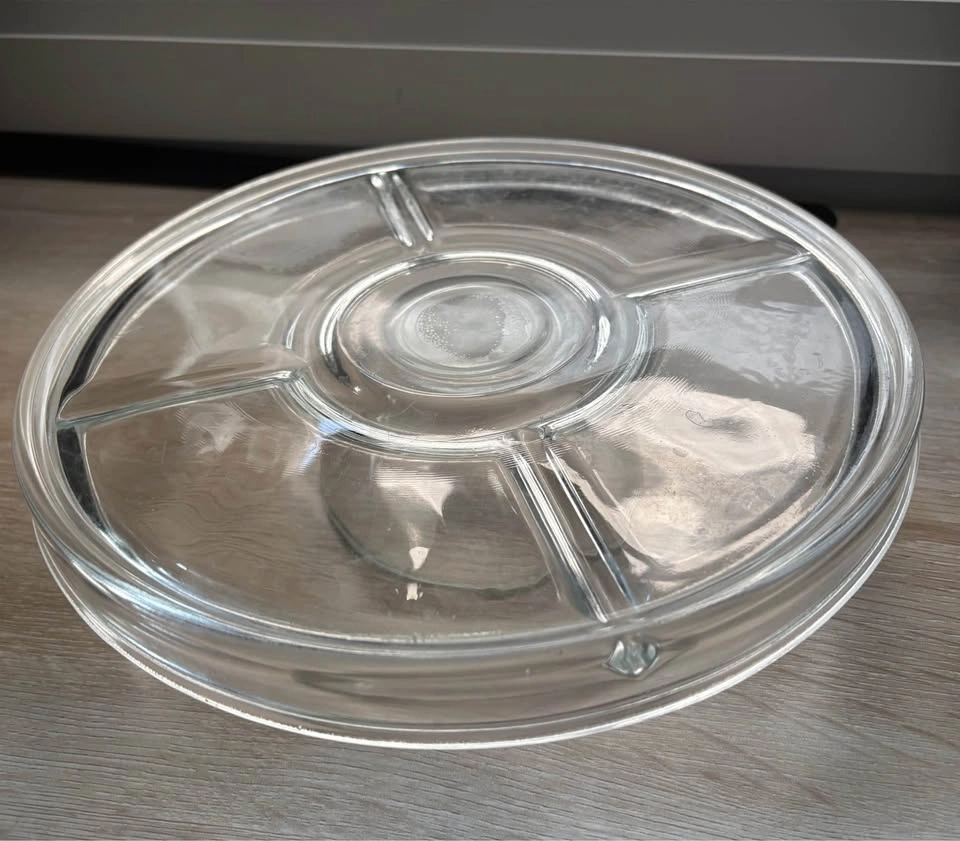 Glass snack/cake stand - photo 3