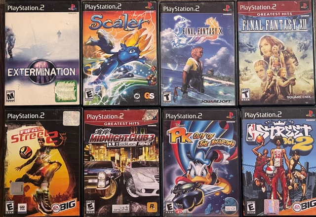 PlayStation 2 Video Game Bundle