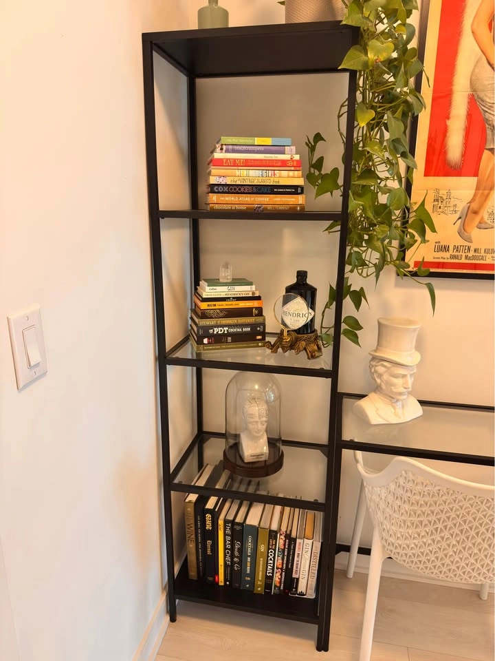 IKEA VITTSJO Furniture - 4 Piece - Bookcase/Shelves/Desk - photo 4
