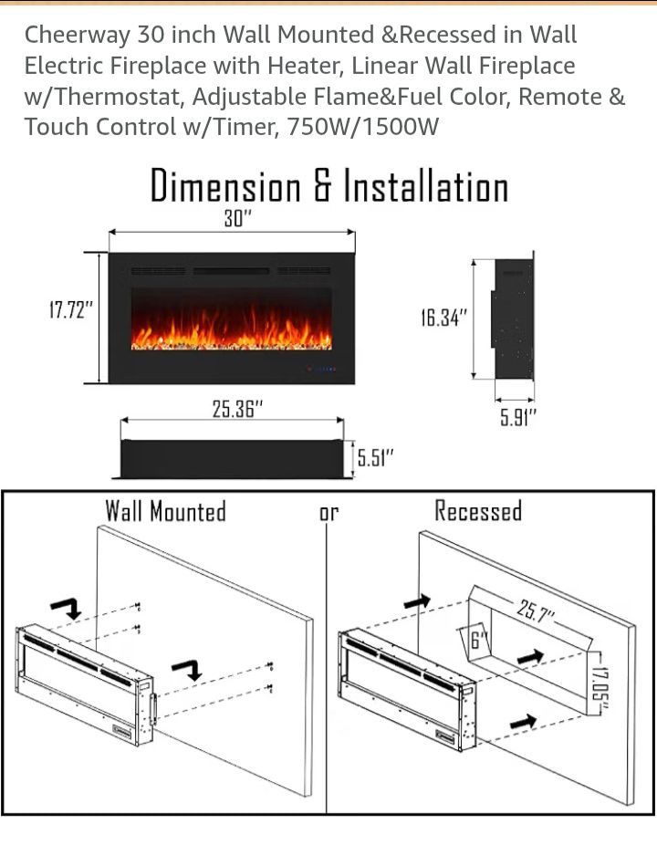 Remote Fireplace Heater - photo 4