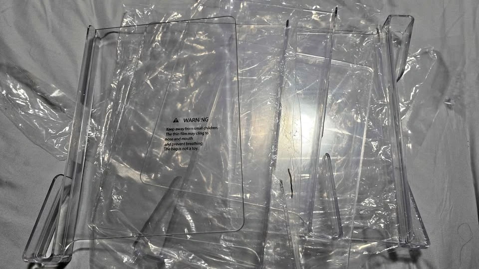 6 Pack Clear Shelf Dividers