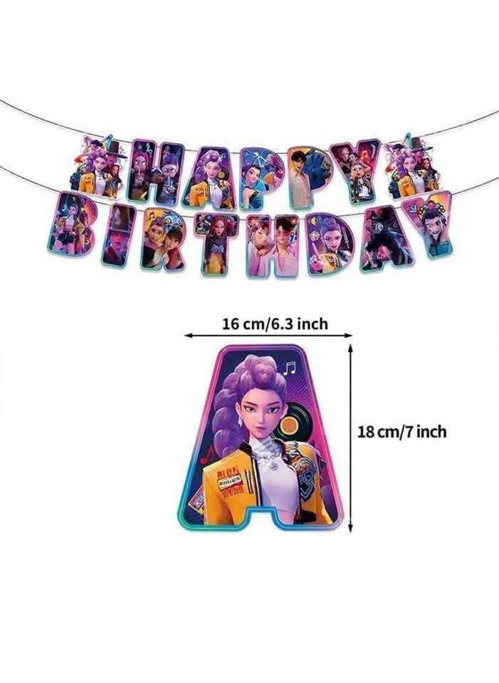 30 Pcs Demon Hunters Birthday Party Decorations - photo 4