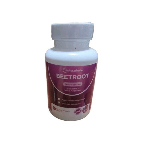 Rosabella Beetroot Dietary Supplement 60 Capsules EXP 12/2027