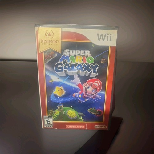 NINTENDO SELECTS Wii SUPER MARIO GALAXY GAME, MANUAL AND CASE