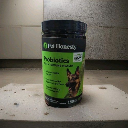 Pet Honesty Probiotics Gut+ Immune Health 180 Chews Pumpkin